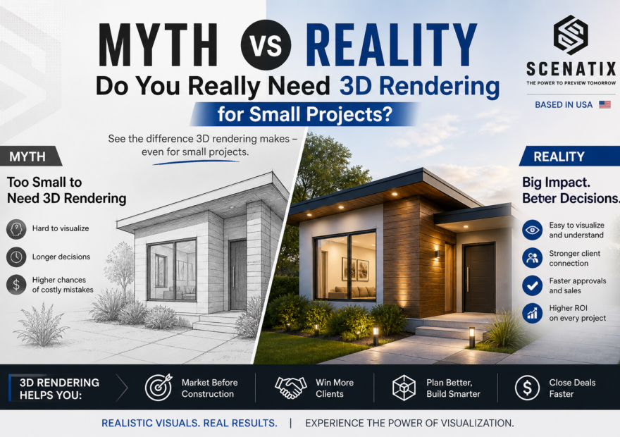 Myth vs Reality: Do You Really Need 3D Rendering for Small Projects?
